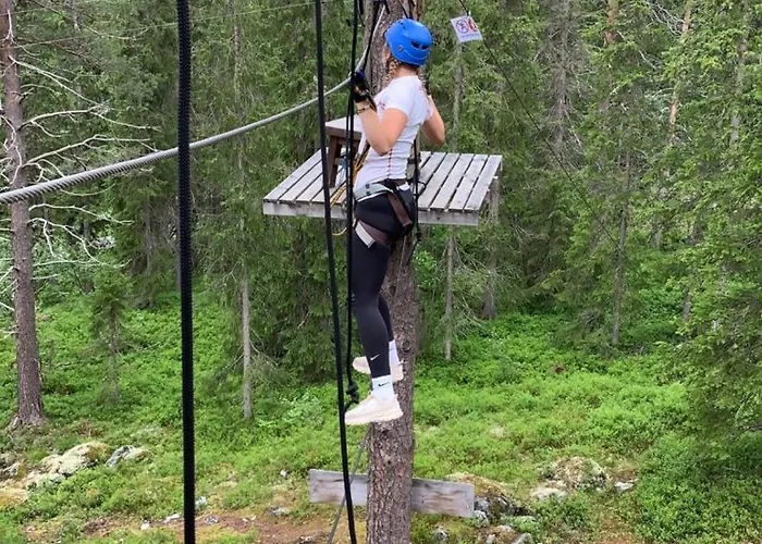 Stor Tommerhytte Med Fjellutsikt